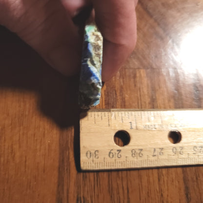 Blue Horizon Azurite Slab - back view