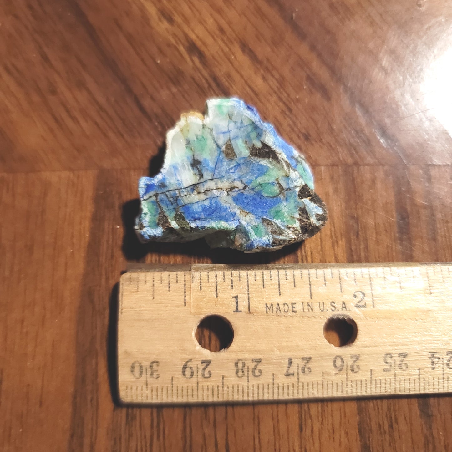 Blue Horizon Azurite Slab - front view