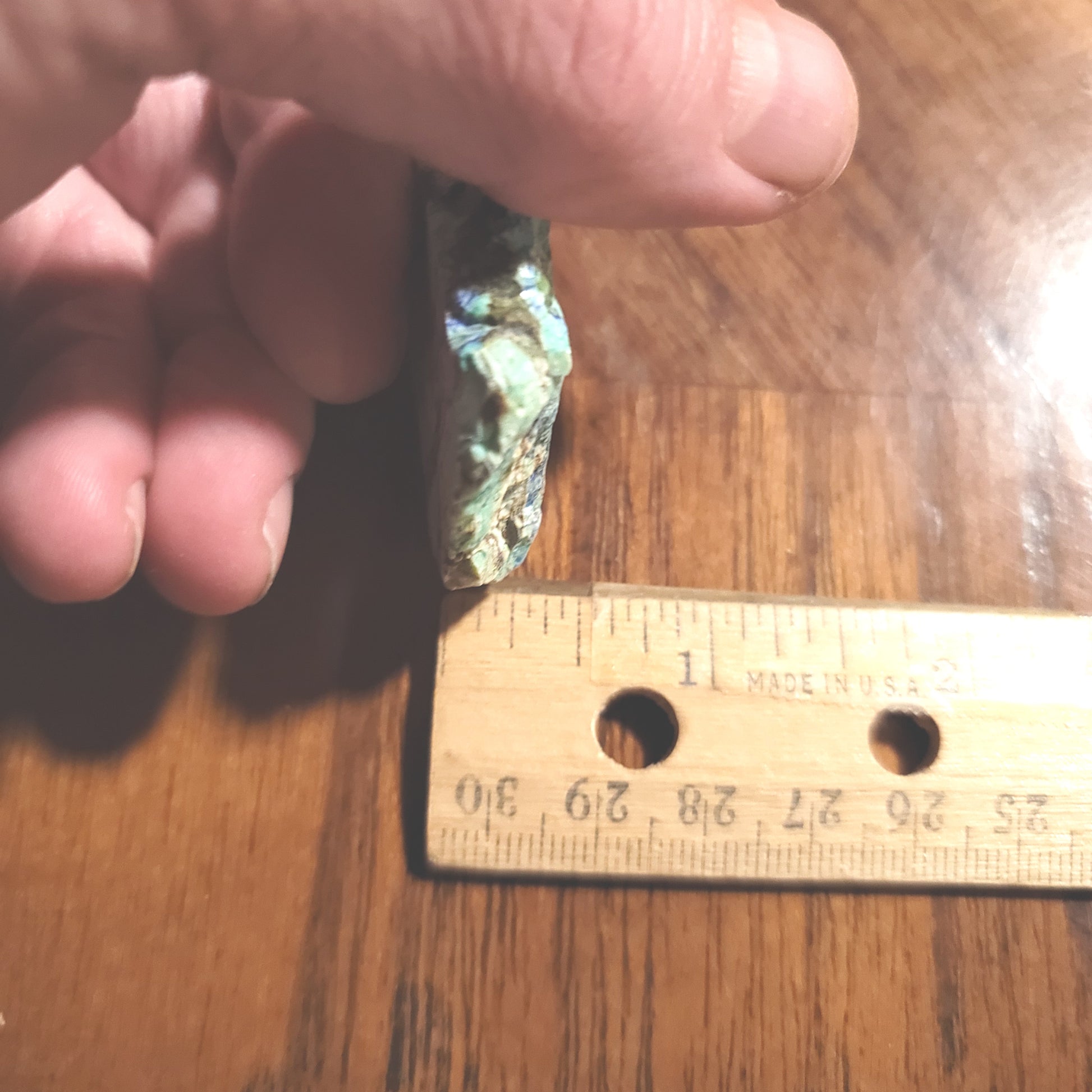 Blue Horizon Azurite Slab - back view