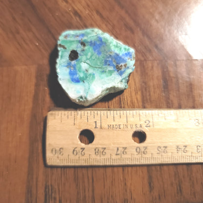 Blue Horizon Azurite Slab - front view