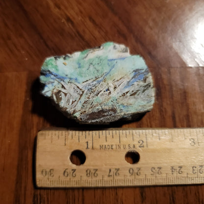 Blue Horizon Azurite Slab - side view
