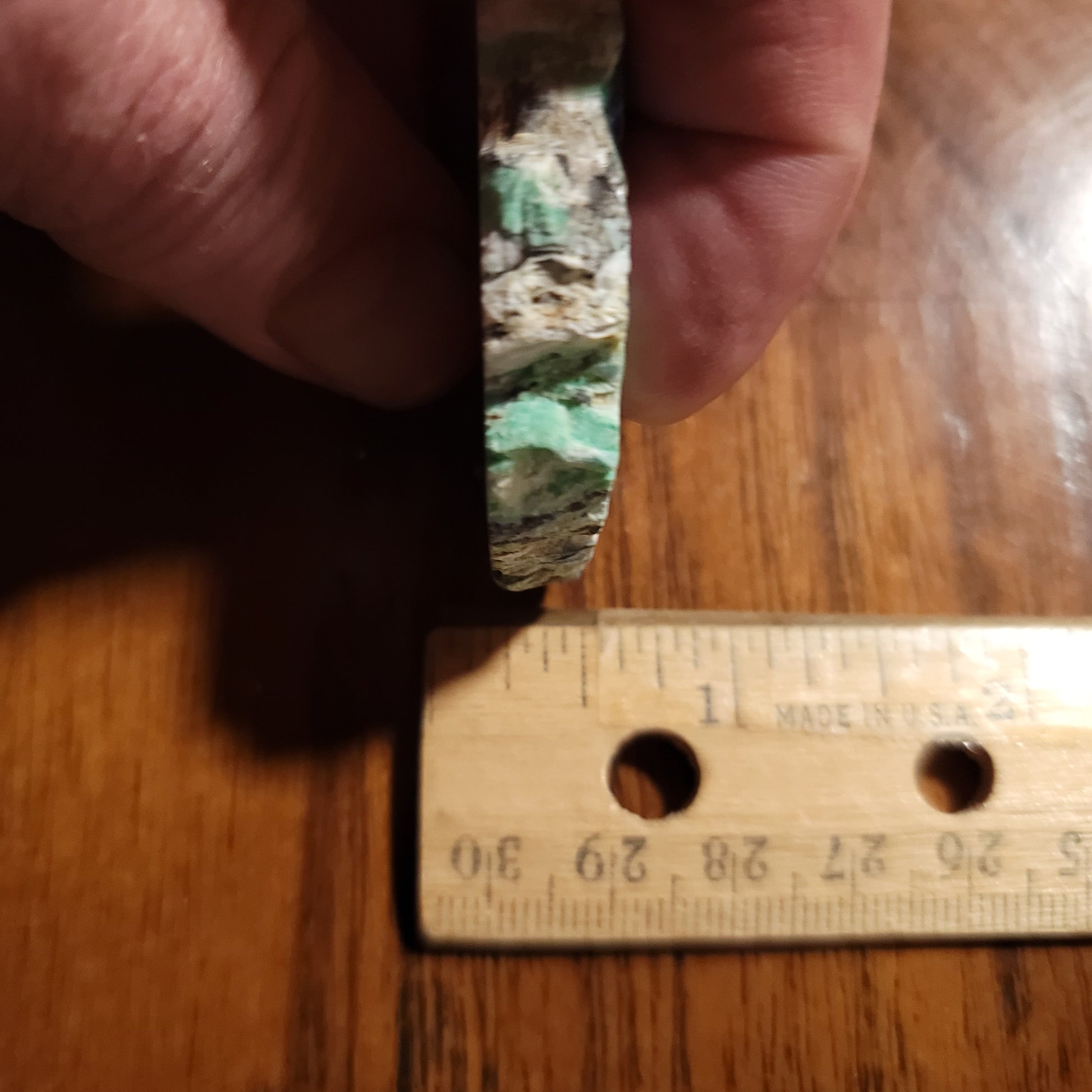 Blue Horizon Azurite Slab - back view