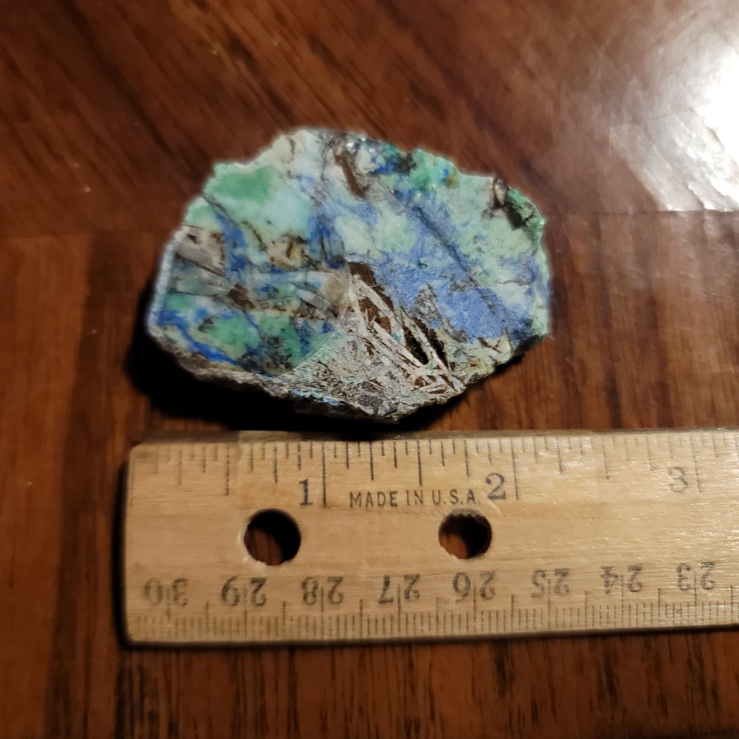 Blue Horizon Azurite Slab - front view