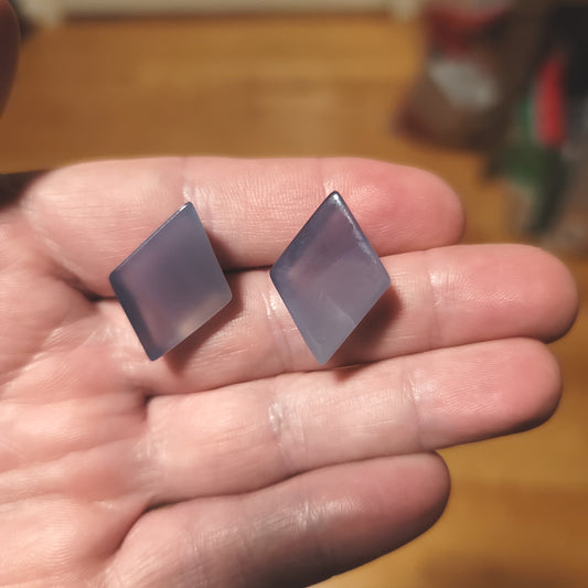 Ethiopian Blue Chalcedony Cabochon