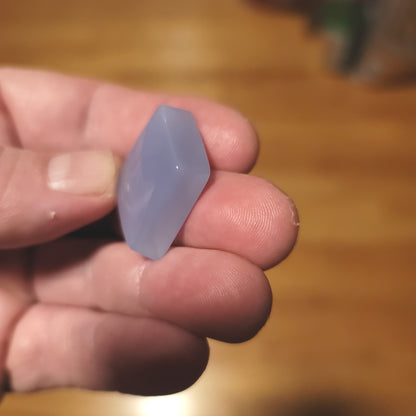 Ethiopian Blue Chalcedony Cabochon