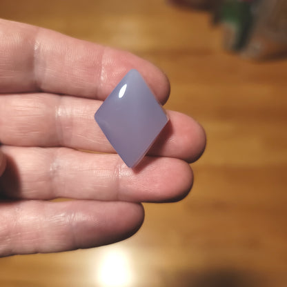 Ethiopian Blue Chalcedony Cabochon