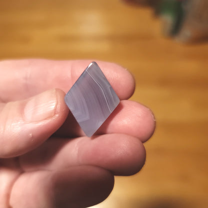 Ethiopian Blue Chalcedony Cabochon