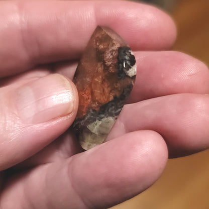 California Native Copper Cabochon - side view