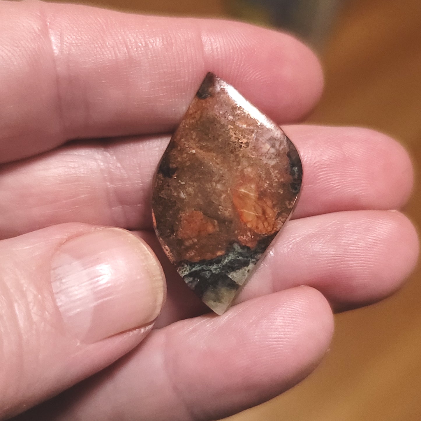 California Native Copper Cabochon - front view