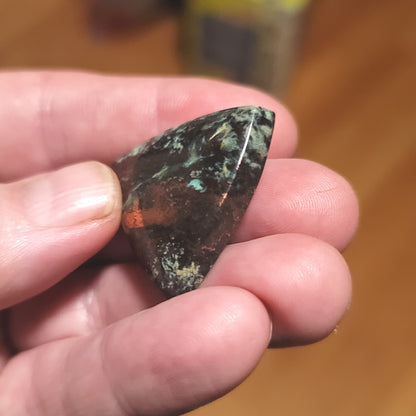 California Native Copper Cabochon - side view