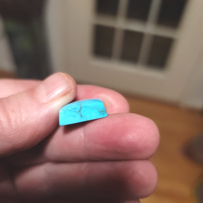 Kingman Turquoise Cabochon - side view