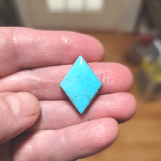 Kingman Turquoise Cabochon - front view