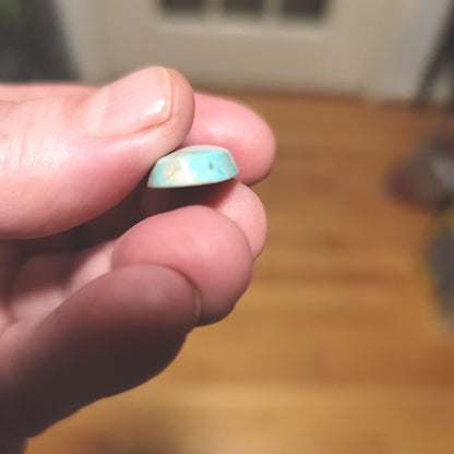 Kingman Turquoise Cabochon - side view
