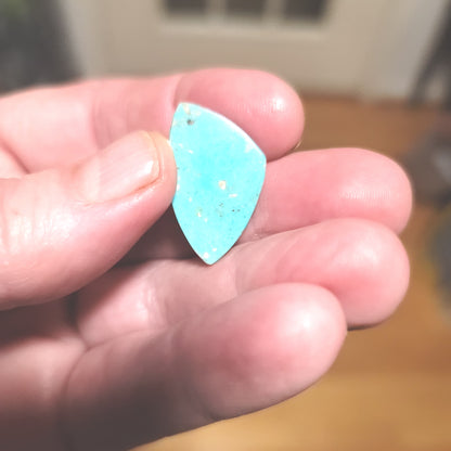 Kingman Turquoise Cabochon - back view