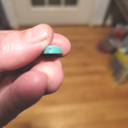 Kingman Turquoise Cabochon - side view