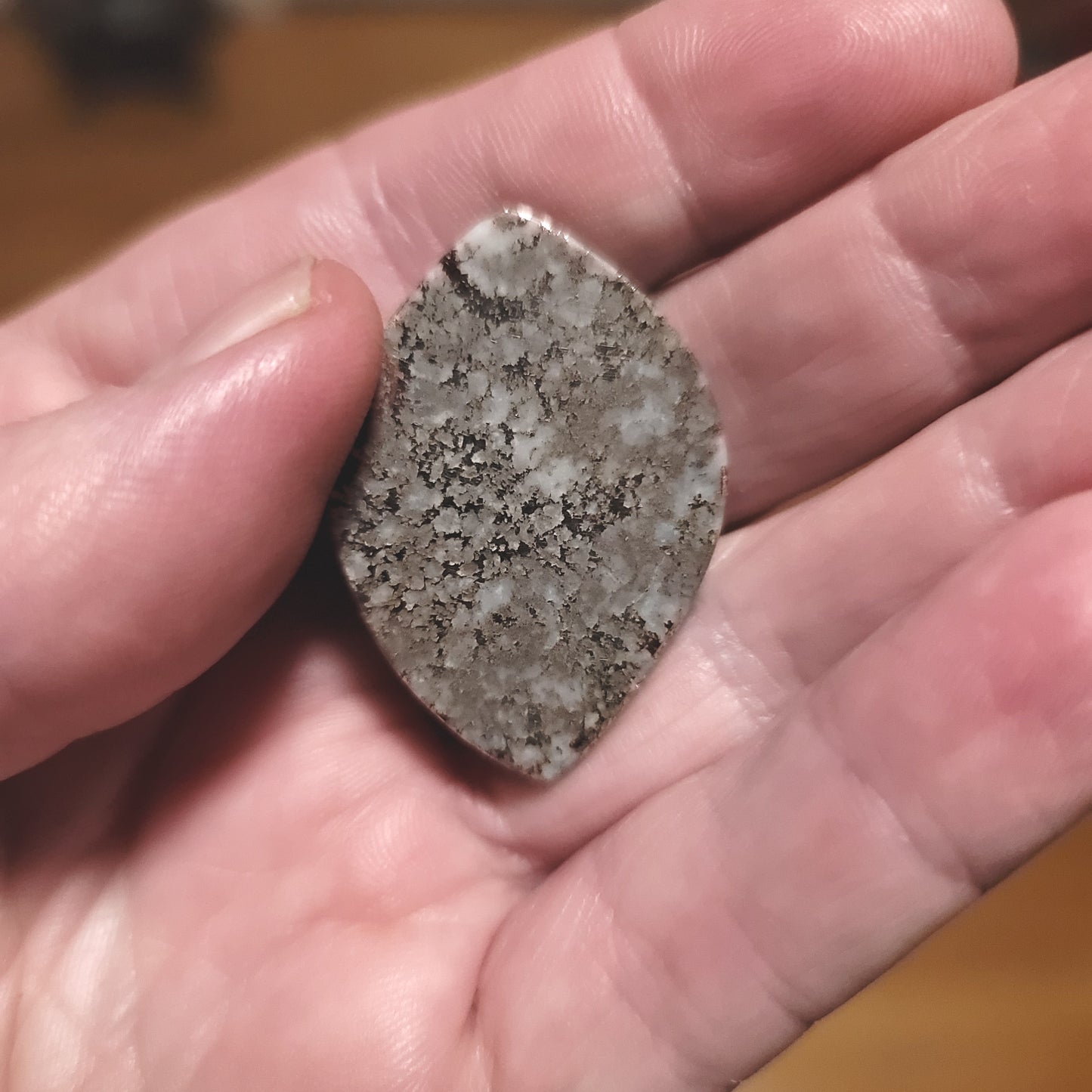 Michigan Native Copper Cabochon - back view