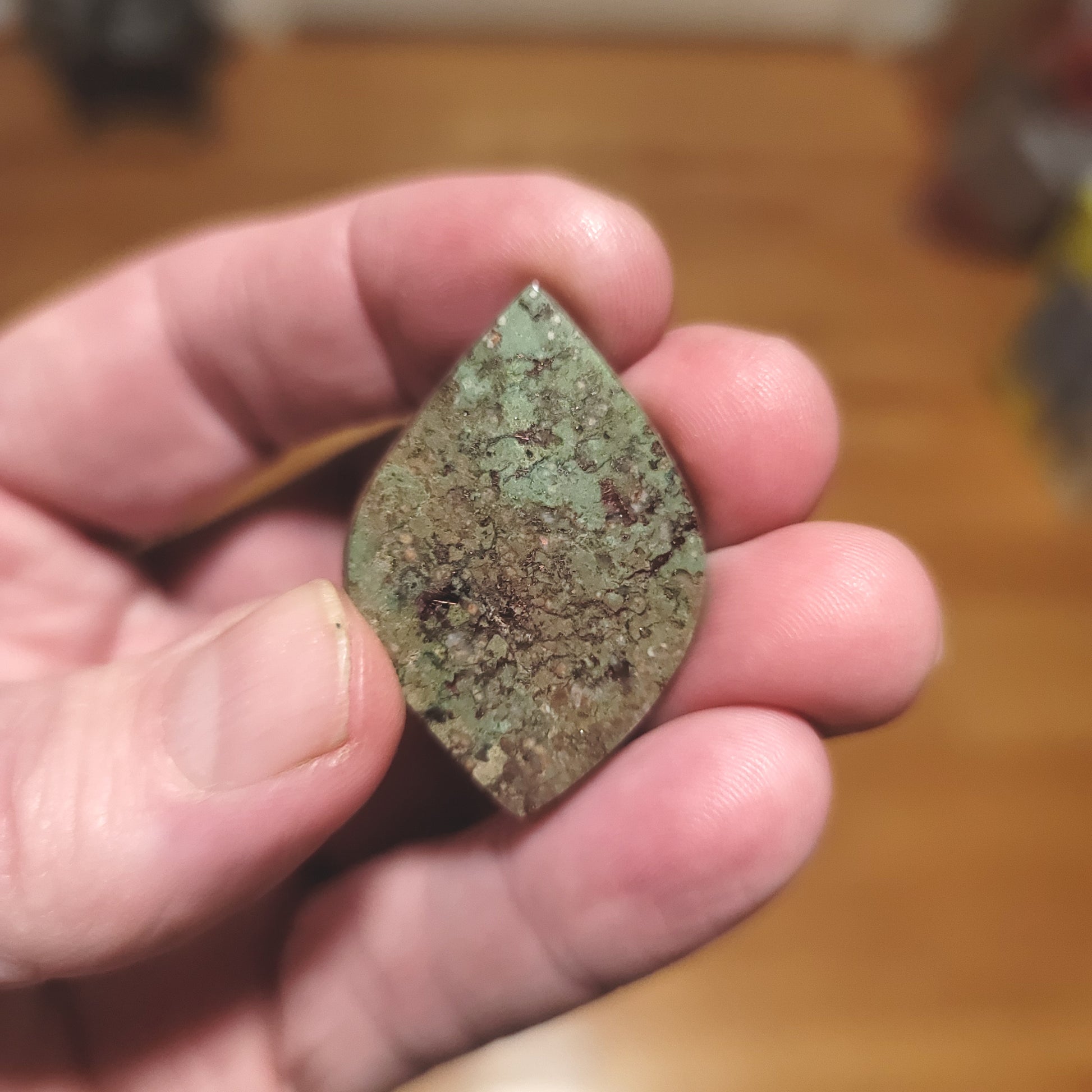 Michigan Native Copper Cabochon - front view