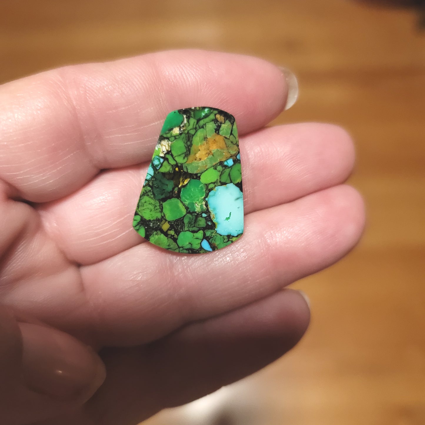 Mohave Green Turquoise Cabochon