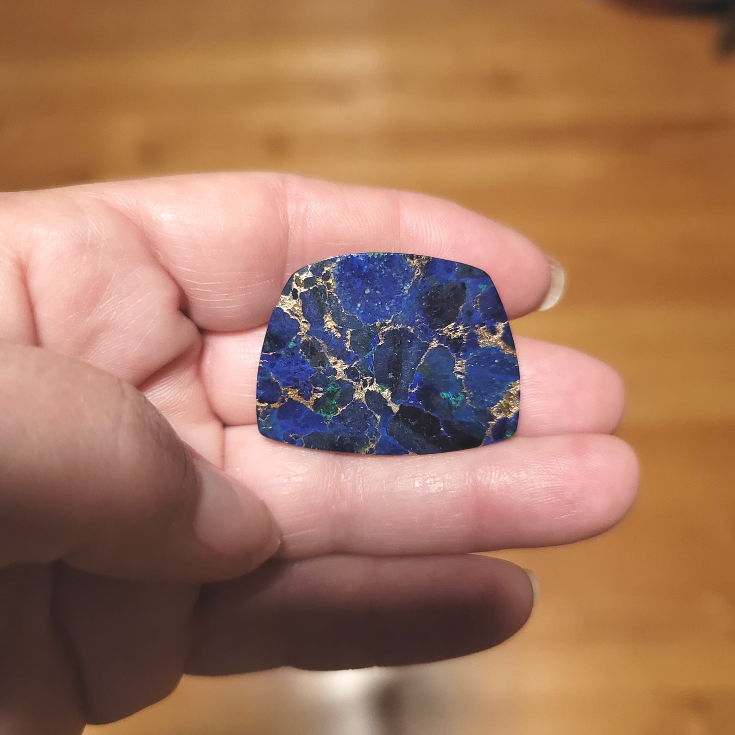 Azurite Metal Matrix Cabochon