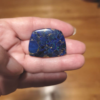 Azurite Metal Matrix Cabochon
