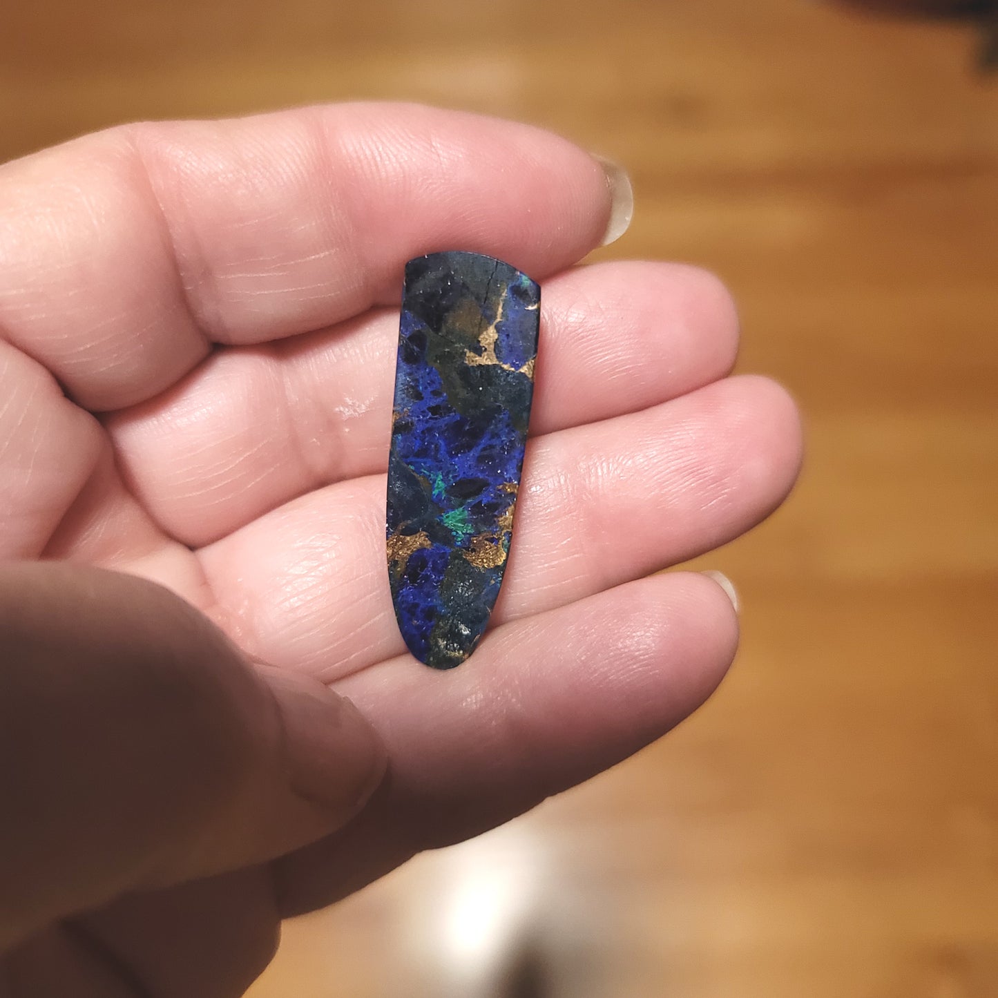 Azurite Metal Matrix Cabochon