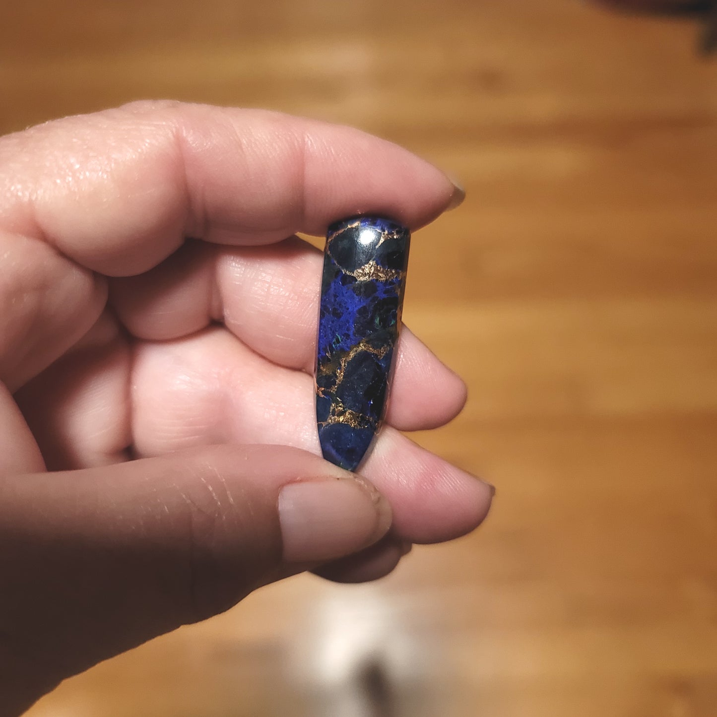 Azurite Metal Matrix Cabochon