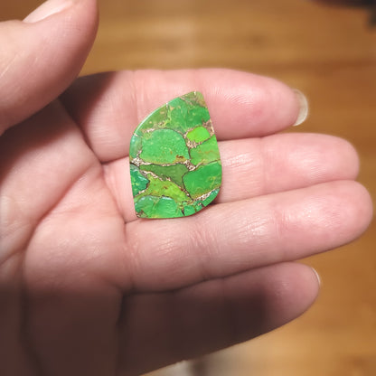 Mohave Green Turquoise Cabochon