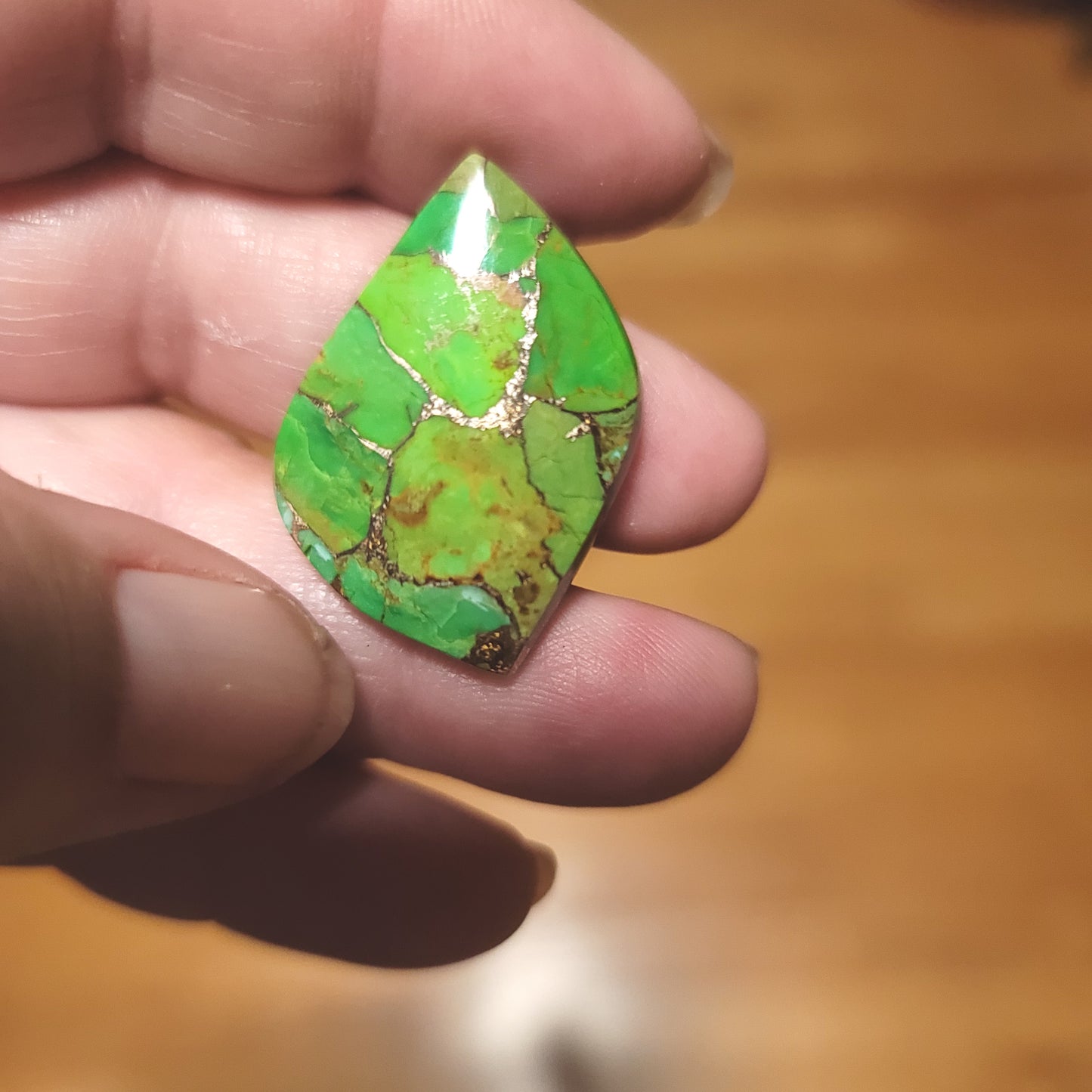 Mohave Green Turquoise Cabochon