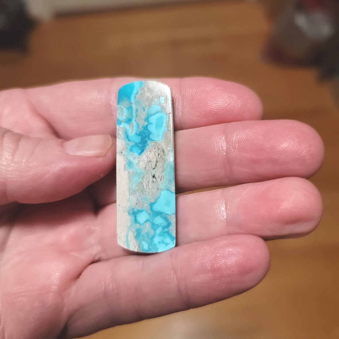 Arkansas Mona Lisa Turquoise Cabochon