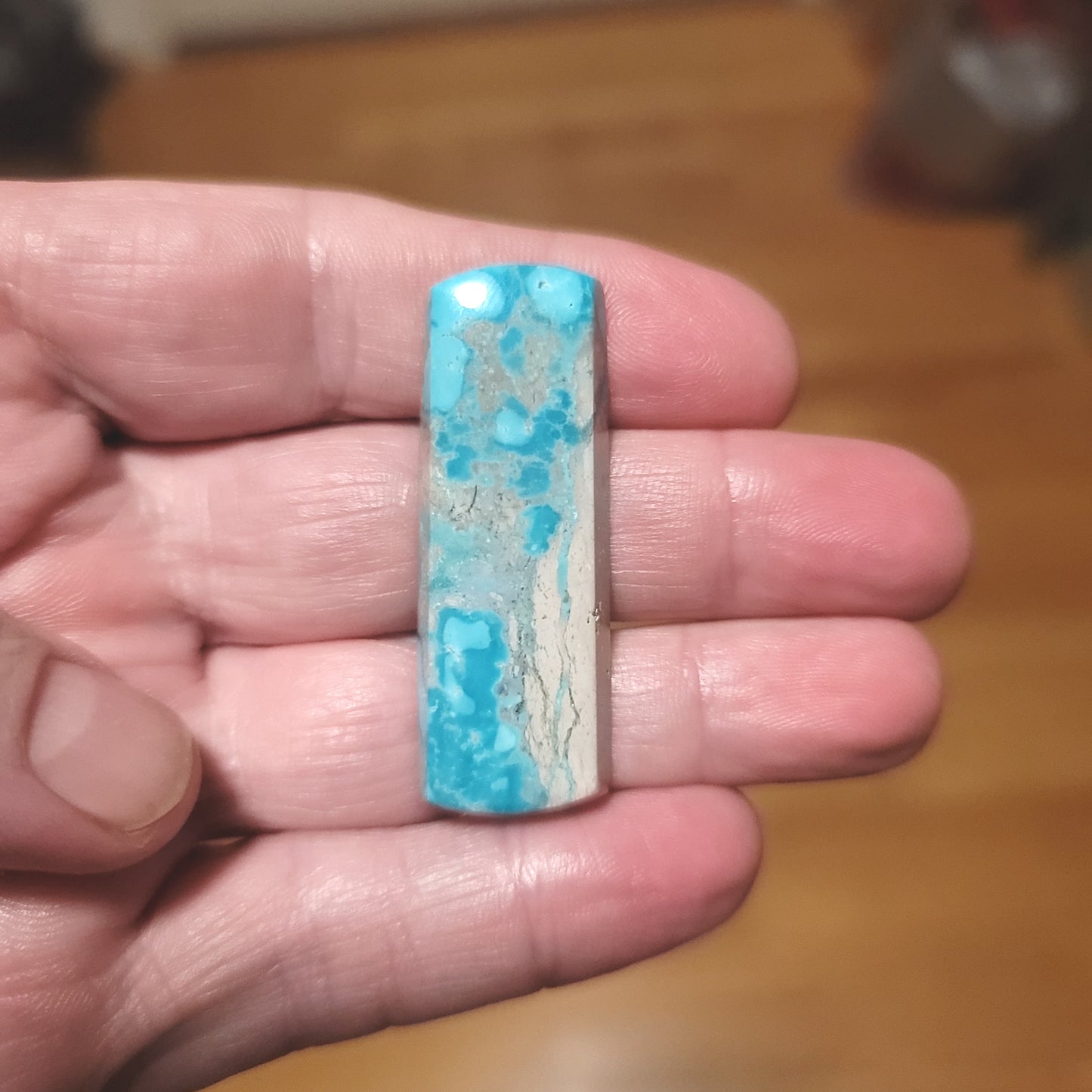 Arkansas Mona Lisa Turquoise Cabochon