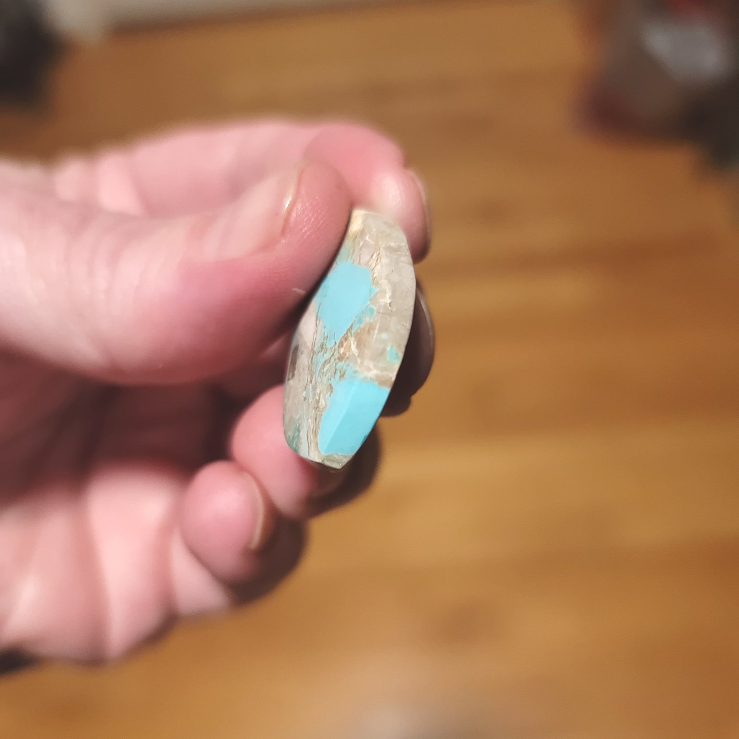 Arkansas Mona Lisa Turquoise Cabochon