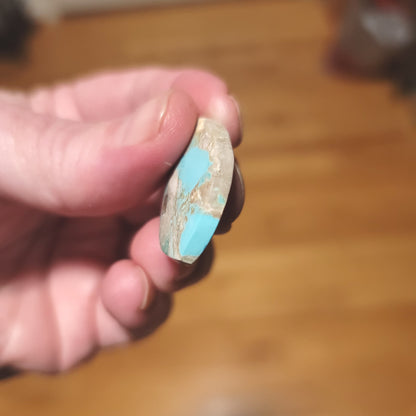 Arkansas Mona Lisa Turquoise Cabochon