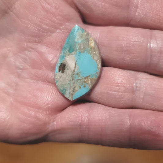 Arkansas Mona Lisa Turquoise Cabochon
