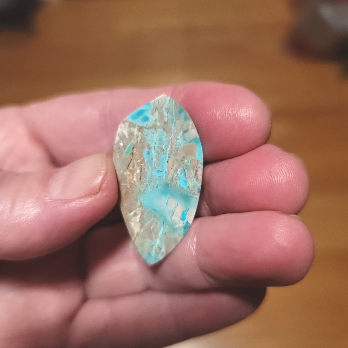 Arkansas Mona Lisa Turquoise Cabochon