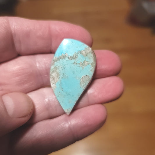 Arkansas Mona Lisa Turquoise Cabochon