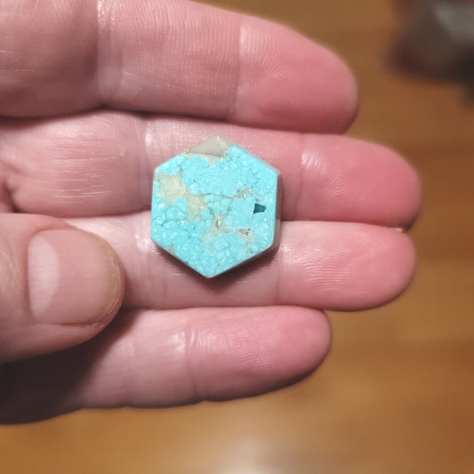 Arkansas Mona Lisa Turquoise Cabochon