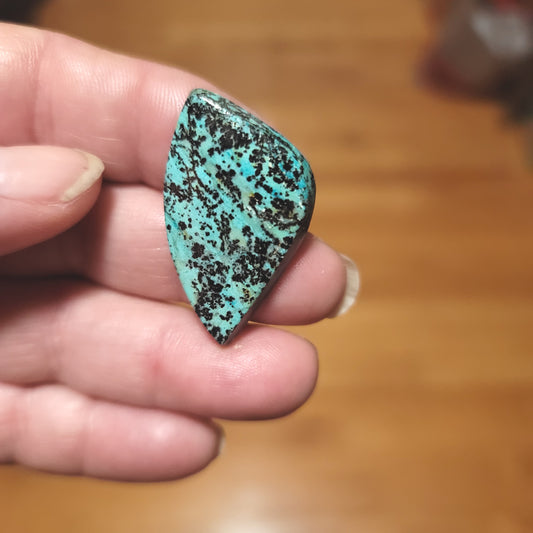 Morenci Dentritic Chrysocolla Cabochon
