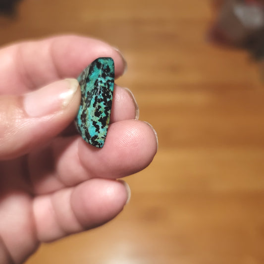 Morenci Dentritic Chrysocolla Cabochon