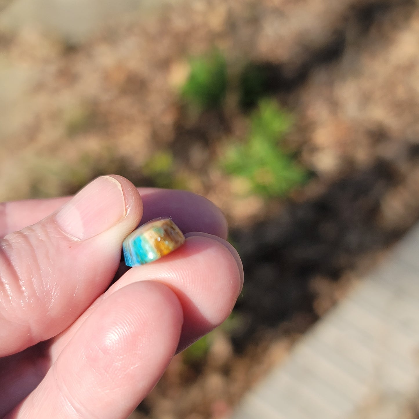 Peruvian Blue Opal Cabochon
