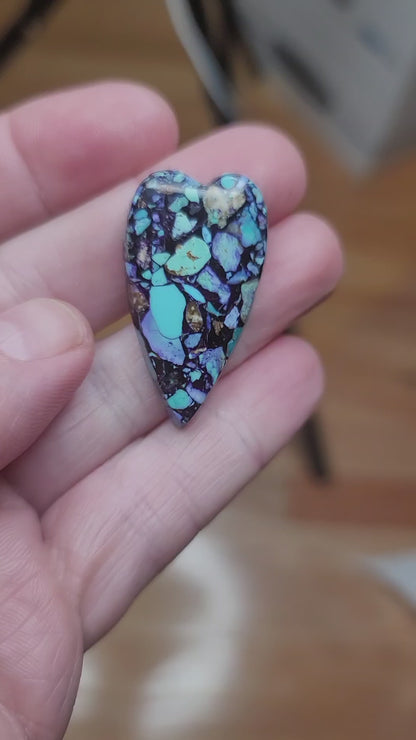 Arkansas Turquoise Composite Cabochon