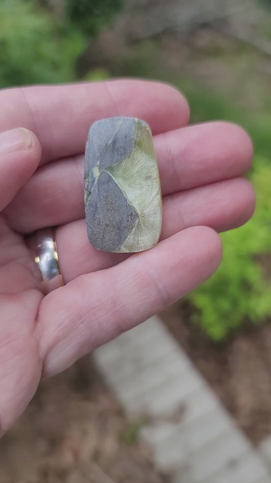 Arkansas Wavellite Cabochon