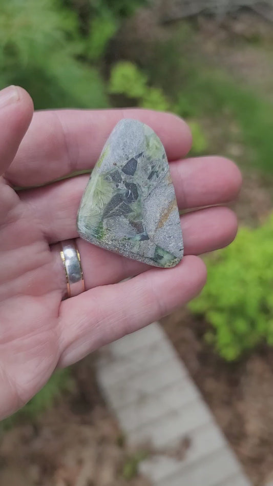 Arkansas Wavellite Cabochon