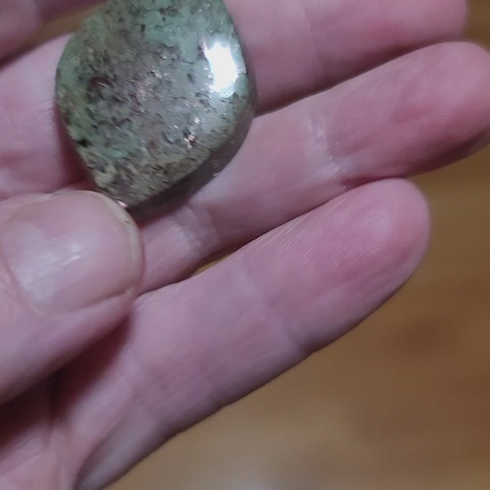 Michigan Native Copper Cabochon - front view