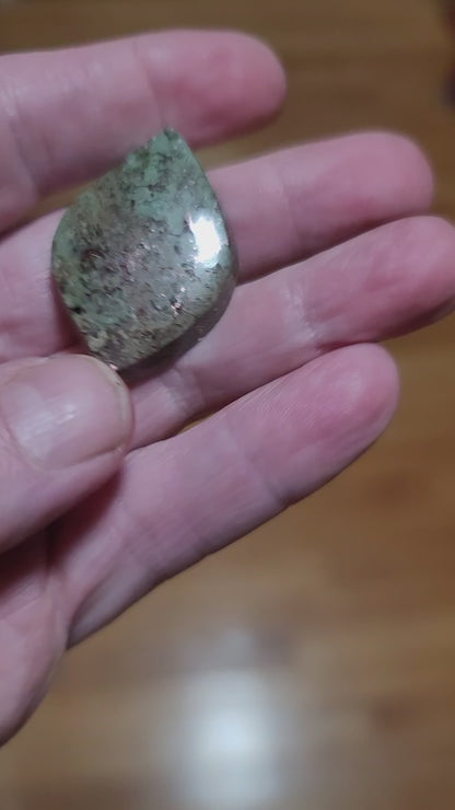 Michigan Native Copper Cabochon - front view