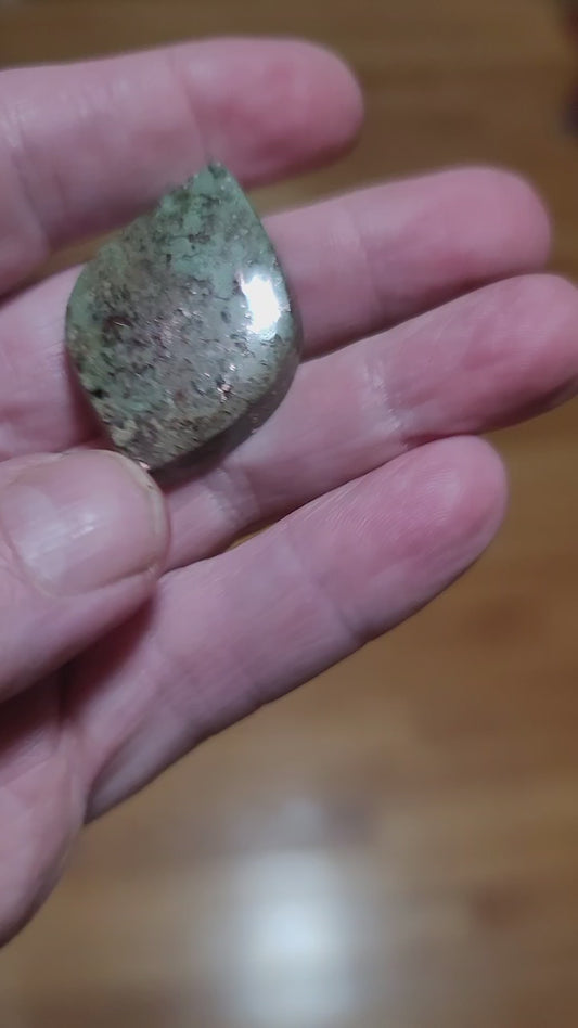 Michigan Native Copper Cabochon - front view