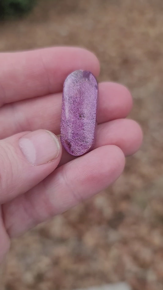 African Royal Stichtite Cabochon
