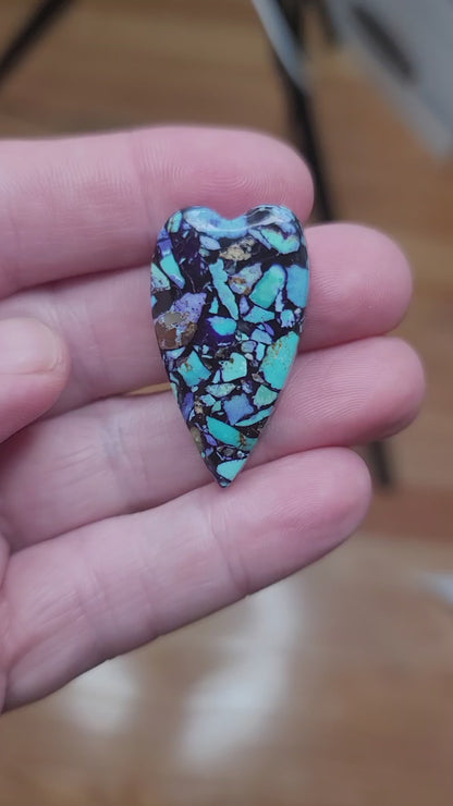 Arkansas Turquoise Composite Cabochon