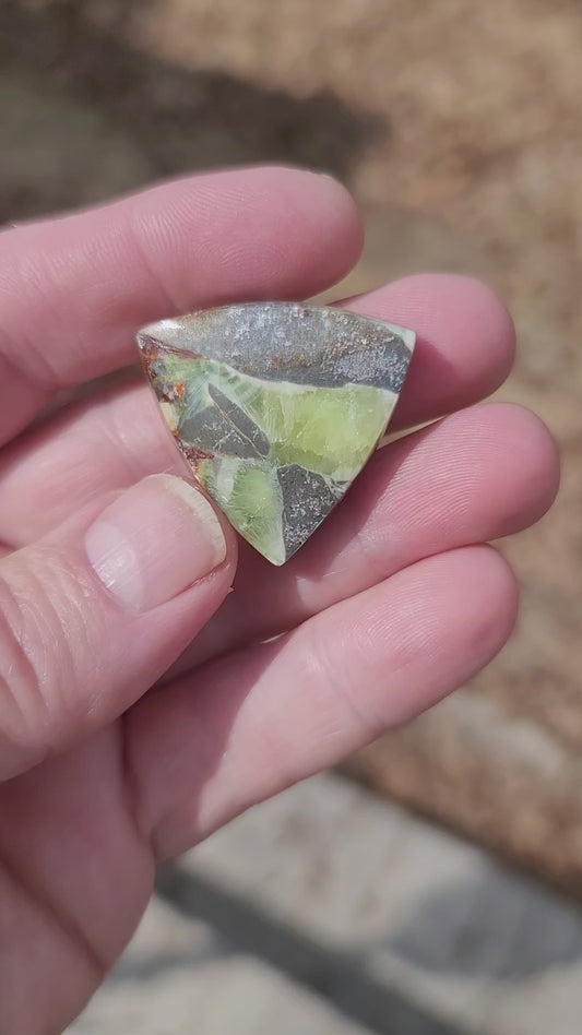 Arkansas Wavellite Cabochon