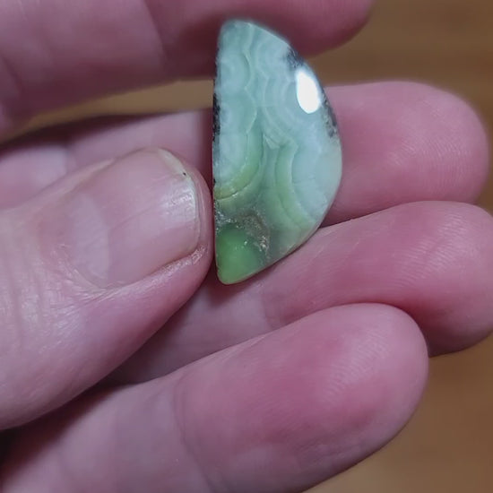 Arkansas Wavellite Cabochon - front view