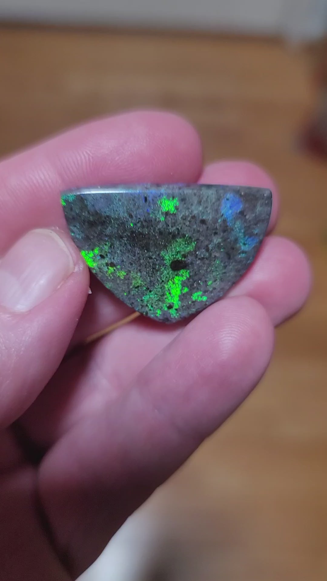 Australian Andamooka Opal Cabochon - front view
